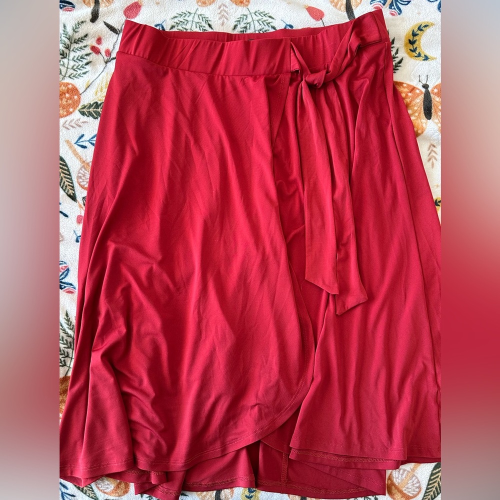 Torrid - Red Tie Skirt
